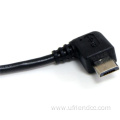 Custom 90 Degree Left Right Up Down Angle Micro USB Data Charging Cable